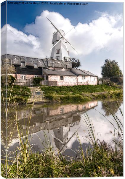  windmill Rye East sussex version 2 Canvas Print by John Boud