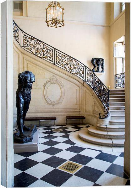 Rodin Staircase Canvas Print by Brian Jannsen