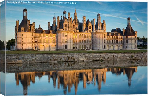  Chateau Chambord Canvas Print by Brian Jannsen