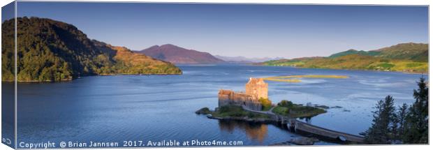 Eilean Donan Castle - Scotland Canvas Print by Brian Jannsen