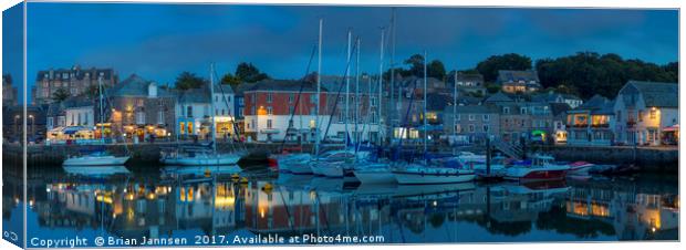 Padstow Cornwall England Canvas Print by Brian Jannsen