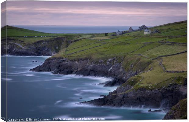 Dingle Peninsula Evening  Canvas Print by Brian Jannsen