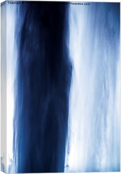 Falling Blue Canvas Print by Peta Thames
