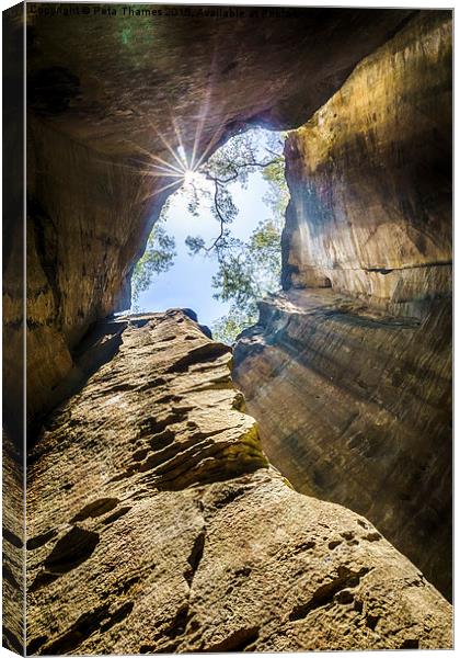 The Amphitheatre Canvas Print by Peta Thames