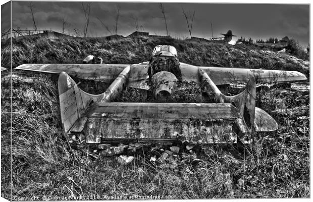 Vampire Graveyard Canvas Print by Duncan Monk