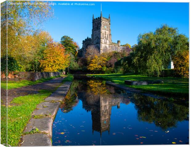 St Marys and All Saints Church Kidderminster Canvas Print by Duncan Monk
