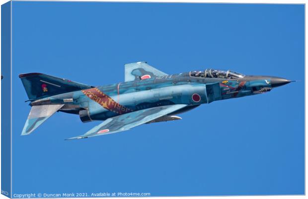 JASDF RF-4EJ Kai Phantom II  Canvas Print by Duncan Monk