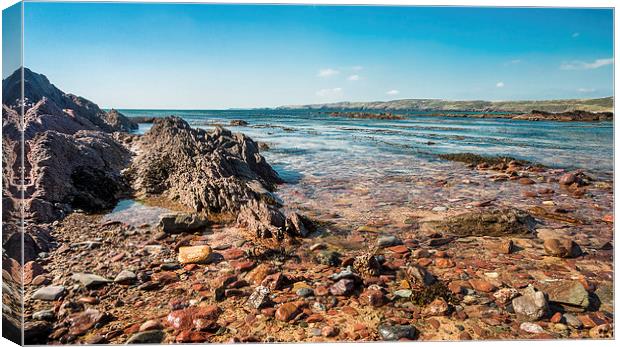  Freshwater West.  Canvas Print by Peter Bunker