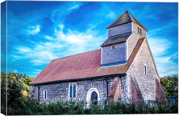  St. Mary Magdalene, Boveney. Canvas Print by Peter Bunker
