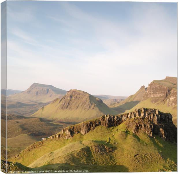 The Quiraing Canvas Print by Stephen Taylor