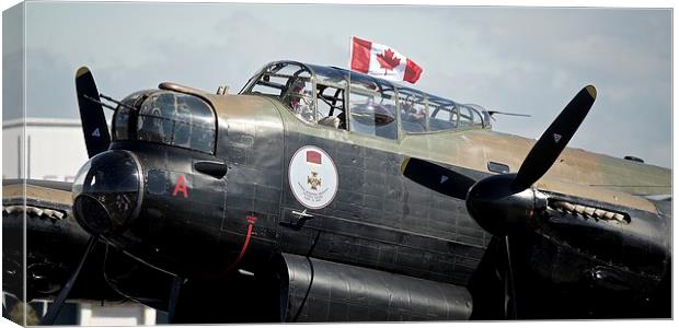  Canadian Lancaster Canvas Print by Stephen Taylor
