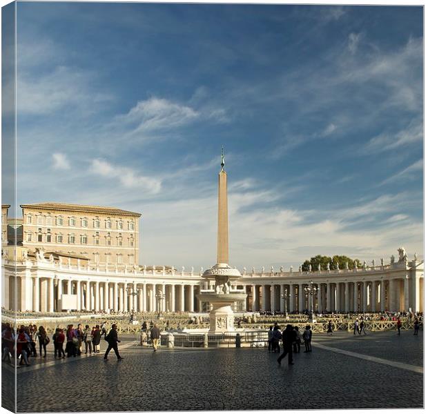 St Peters Square Canvas Print by Stephen Taylor