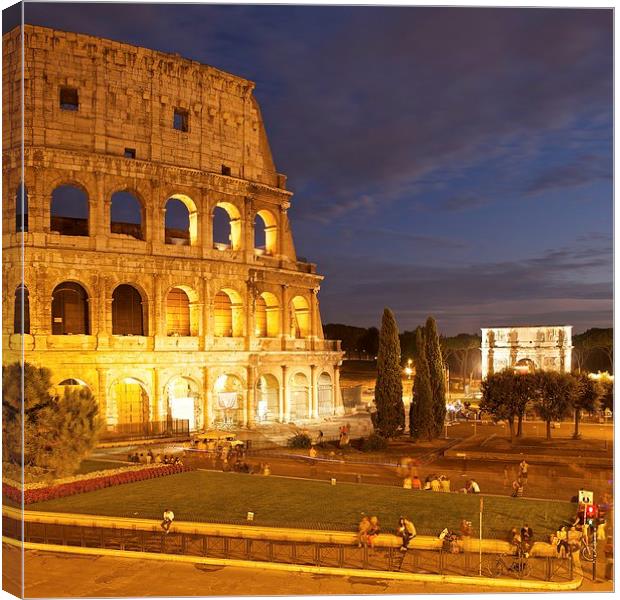 The Colosseum Canvas Print by Stephen Taylor