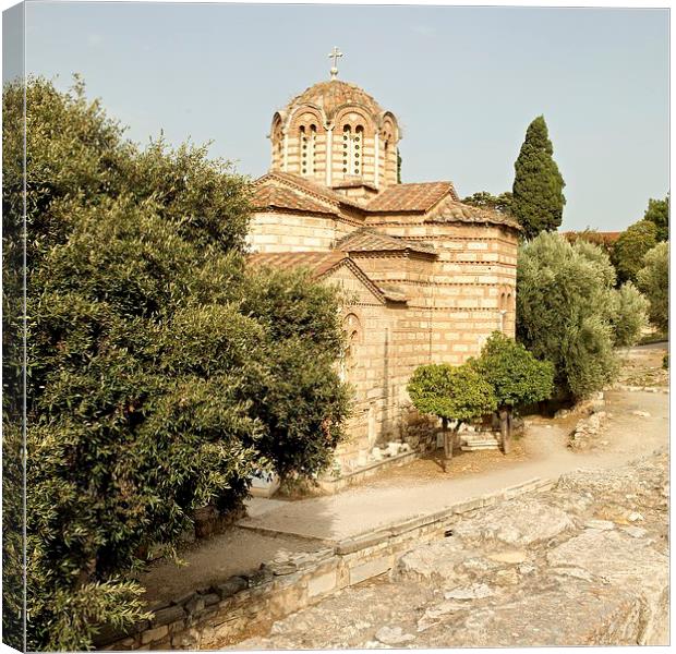  Agii Apostoli Canvas Print by Stephen Taylor