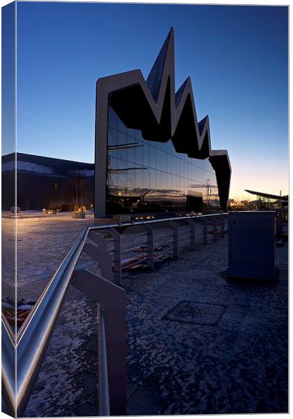 Glasgow Riverside Museum Canvas Print by Stephen Taylor