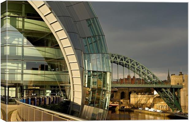 Newcastle Quayside Canvas Print by Stephen Taylor