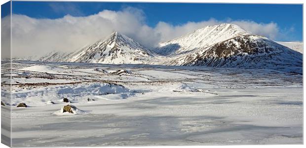 The Black Mount Canvas Print by Stephen Taylor