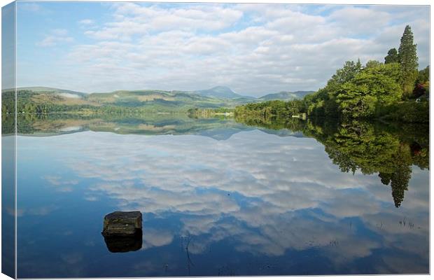  The trossachs in summer Canvas Print by Stephen Taylor