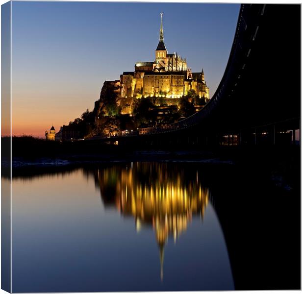 Mont Saint Michel Canvas Print by Stephen Taylor