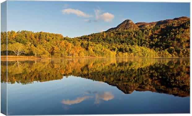 Ben A'an reflection Canvas Print by Stephen Taylor