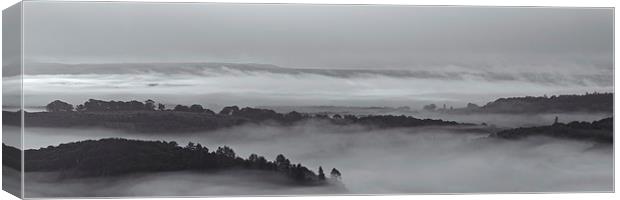  Layers of mist Canvas Print by Stephen Taylor