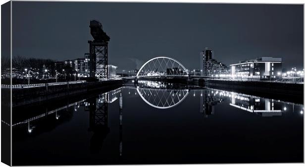 Glasgow Riverside Canvas Print by Stephen Taylor