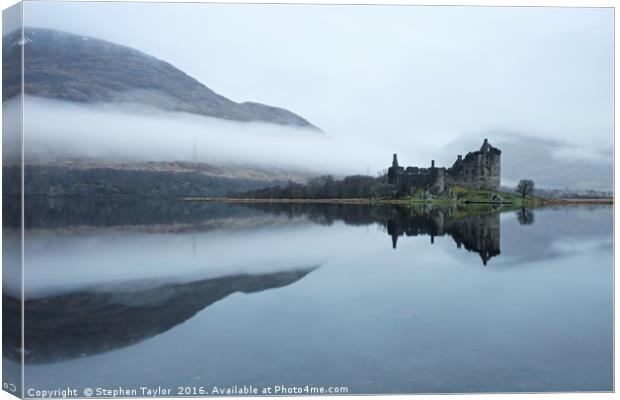Mist at Loch Awe Canvas Print by Stephen Taylor