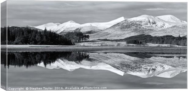 Loch Tulla Canvas Print by Stephen Taylor