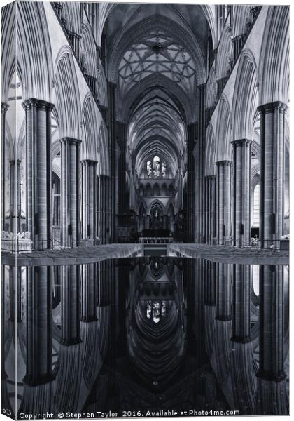 Salisbury Cathedral Canvas Print by Stephen Taylor