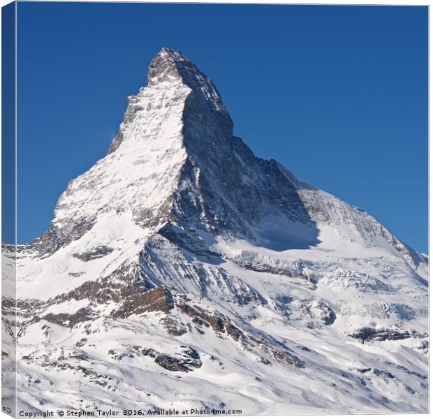 The Matterhorn Canvas Print by Stephen Taylor