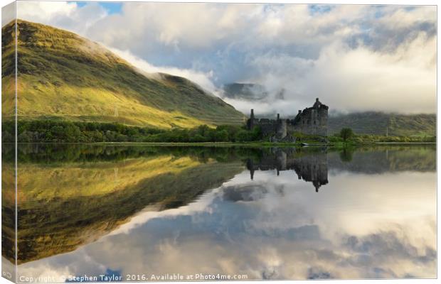 Summer at Loch Awe Canvas Print by Stephen Taylor