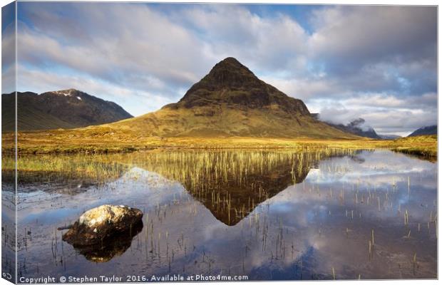 The other Buachaille Canvas Print by Stephen Taylor