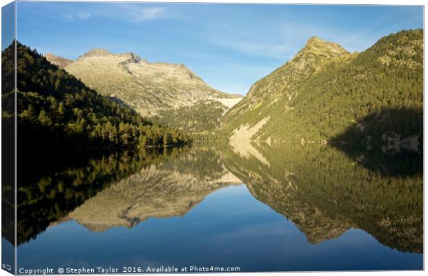 Lac D'Oredon Canvas Print by Stephen Taylor