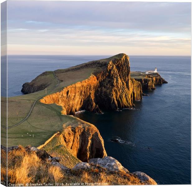 Neist Point Canvas Print by Stephen Taylor