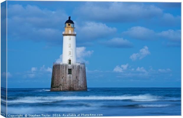 Rattray Head Lighthouse Canvas Print by Stephen Taylor