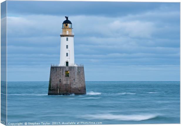Rattray Head Lighthouse 7x5 Canvas Print by Stephen Taylor