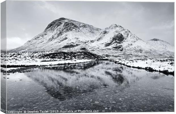 Buachaille Etive Mor Canvas Print by Stephen Taylor