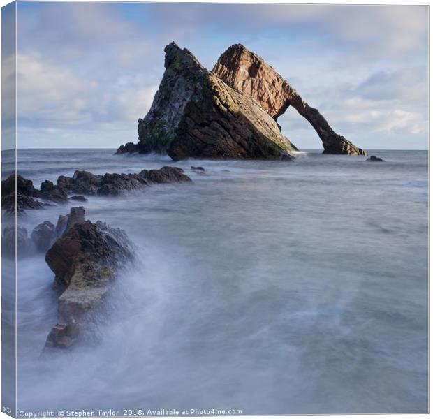 Bow Fiddle Rock Canvas Print by Stephen Taylor