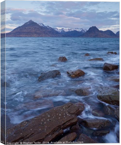 Elgol Canvas Print by Stephen Taylor