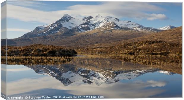 Loch Nan Eilean Canvas Print by Stephen Taylor