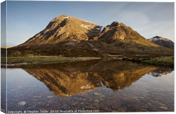 Buachaille Etive Mor Canvas Print by Stephen Taylor