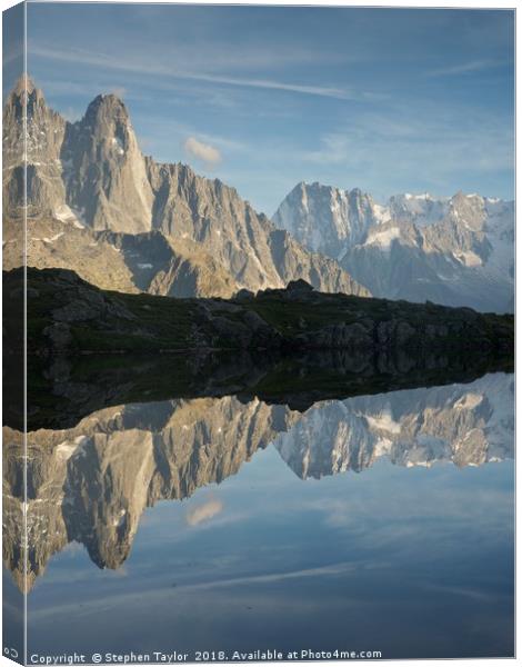 Lac des Cheserys Canvas Print by Stephen Taylor