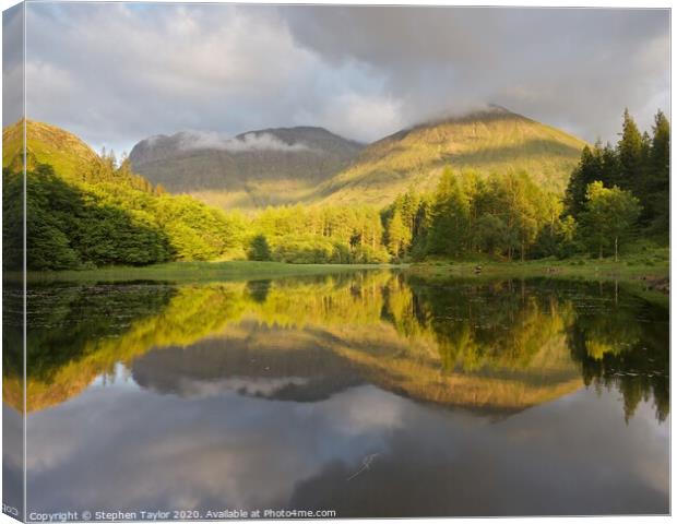 The Torren Lochan Canvas Print by Stephen Taylor