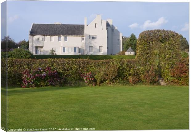 Hill House Canvas Print by Stephen Taylor