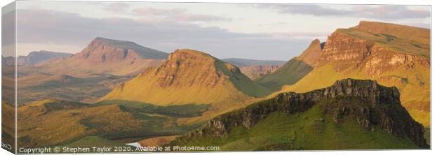 The Quiraing Canvas Print by Stephen Taylor