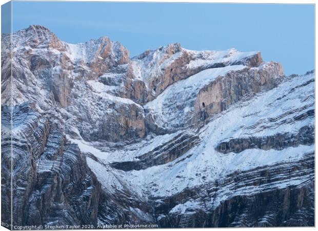 Gavarnie Dusk Canvas Print by Stephen Taylor