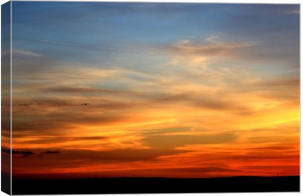 Wessenden Head Sunset Canvas Print by Andy Smith