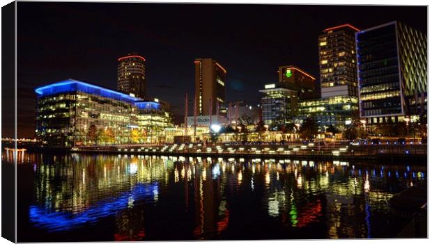Salford Quays Media City Canvas Print by Andy Smith