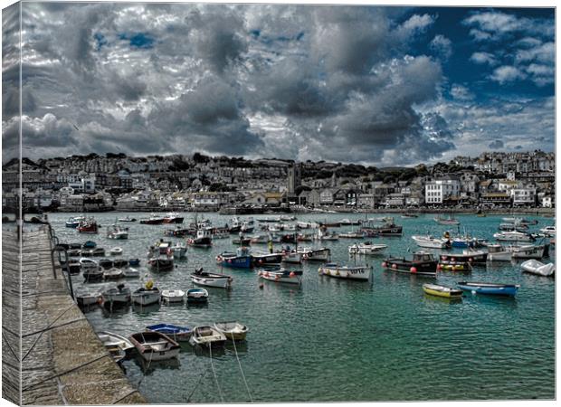St Ives Cornwall Canvas Print by Andy Smith