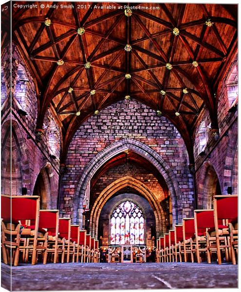 St Asaph Cathedral Canvas Print by Andy Smith